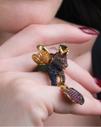 Secret of The Universe Ruby Crystal Large Stylish Ring