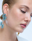 Rise of The Sun Turquoise Double Earrings