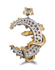 Crescent of Stamboul Beyaz Kristal Kolye Ucu
