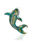 Sultan of The Ocean Yeşil Piton Gösterişli Broş