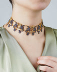 Jr. Secret of The Universe Mor Kristal Mitolojik Dragon Choker/Kolye