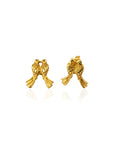 Bird of Fortune Gold Color Earrings