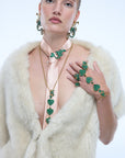 Secret of The Universe Green Crystal Large Stylish Ring