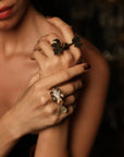 Secret of The Universe Black Large Stylish Ring