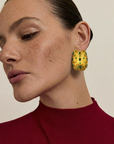 Istanbul Tulip Green Crystal Earrings
