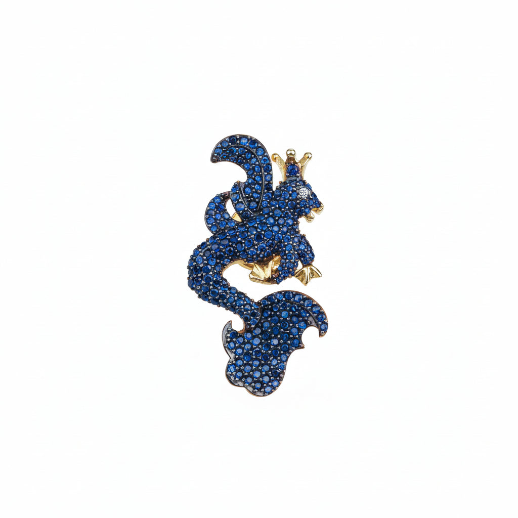 Jr Secret of The Universe Dark Blue Crystal Pendant / Necklace