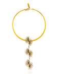 Rise of The Sun White Triple Necklace